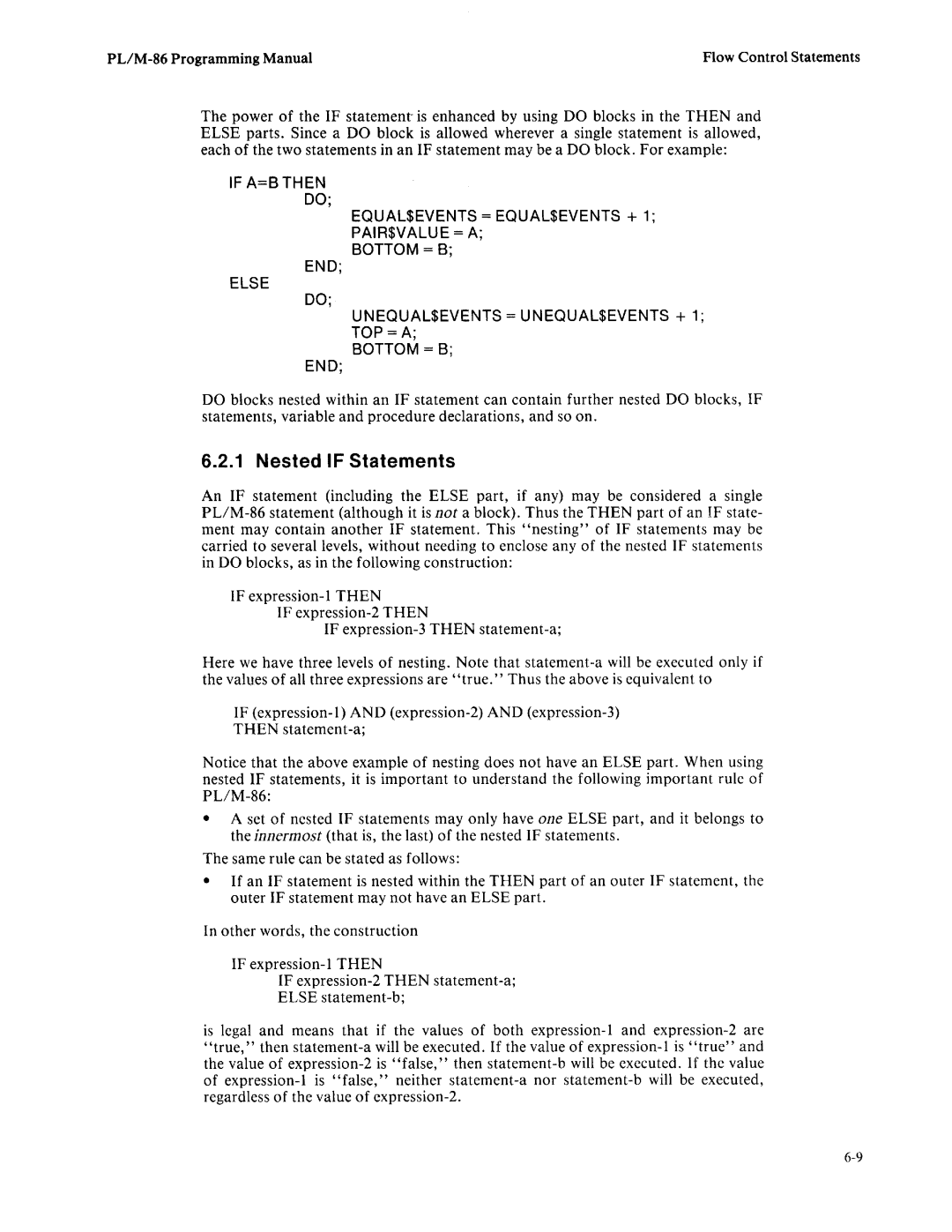 Intel 8085-based, 8080 manual 