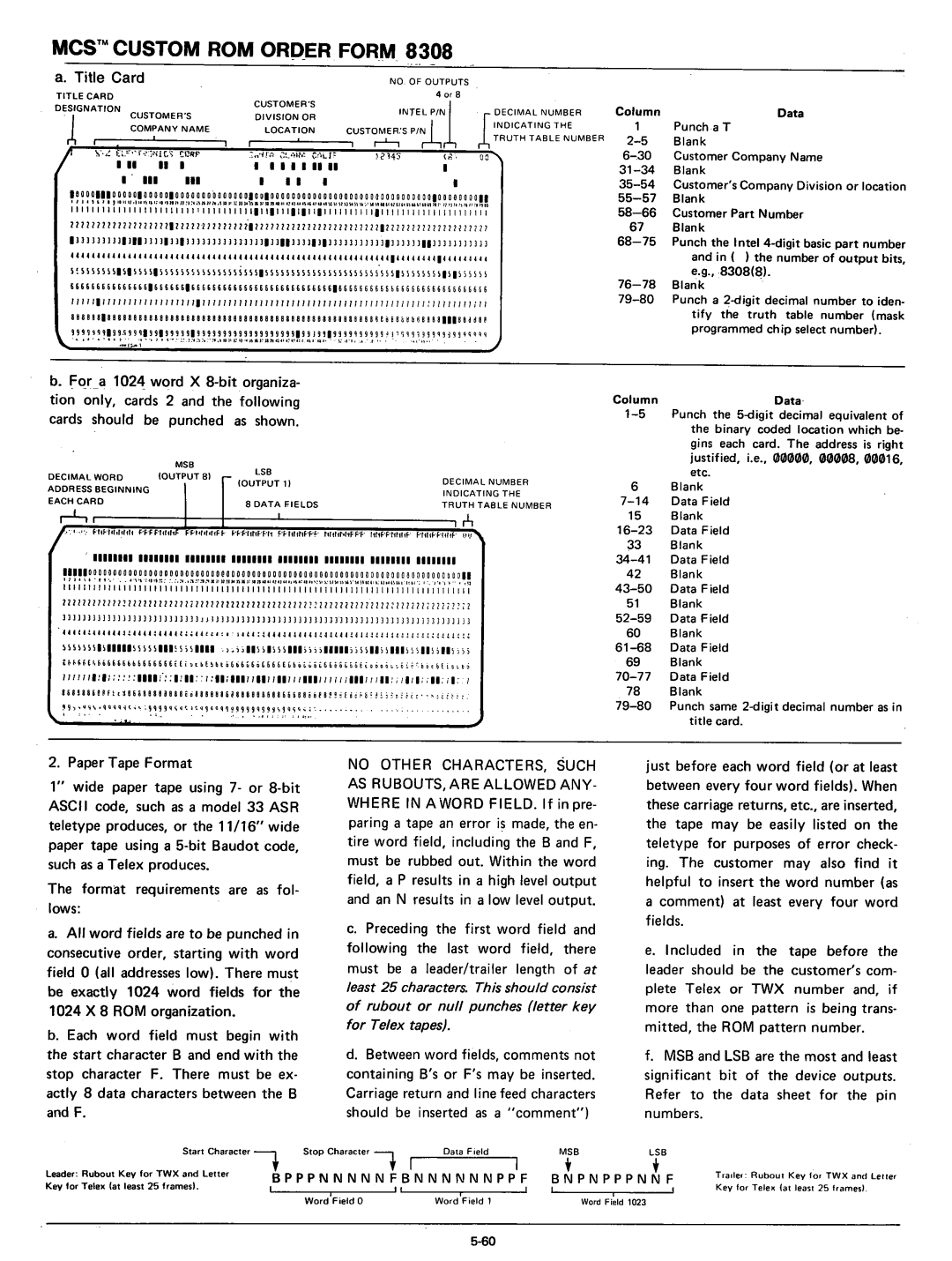 Intel 8080 manual ~ r ------ + -- t --- . L . ------ rJ, Title Card, Blank, 79-80 