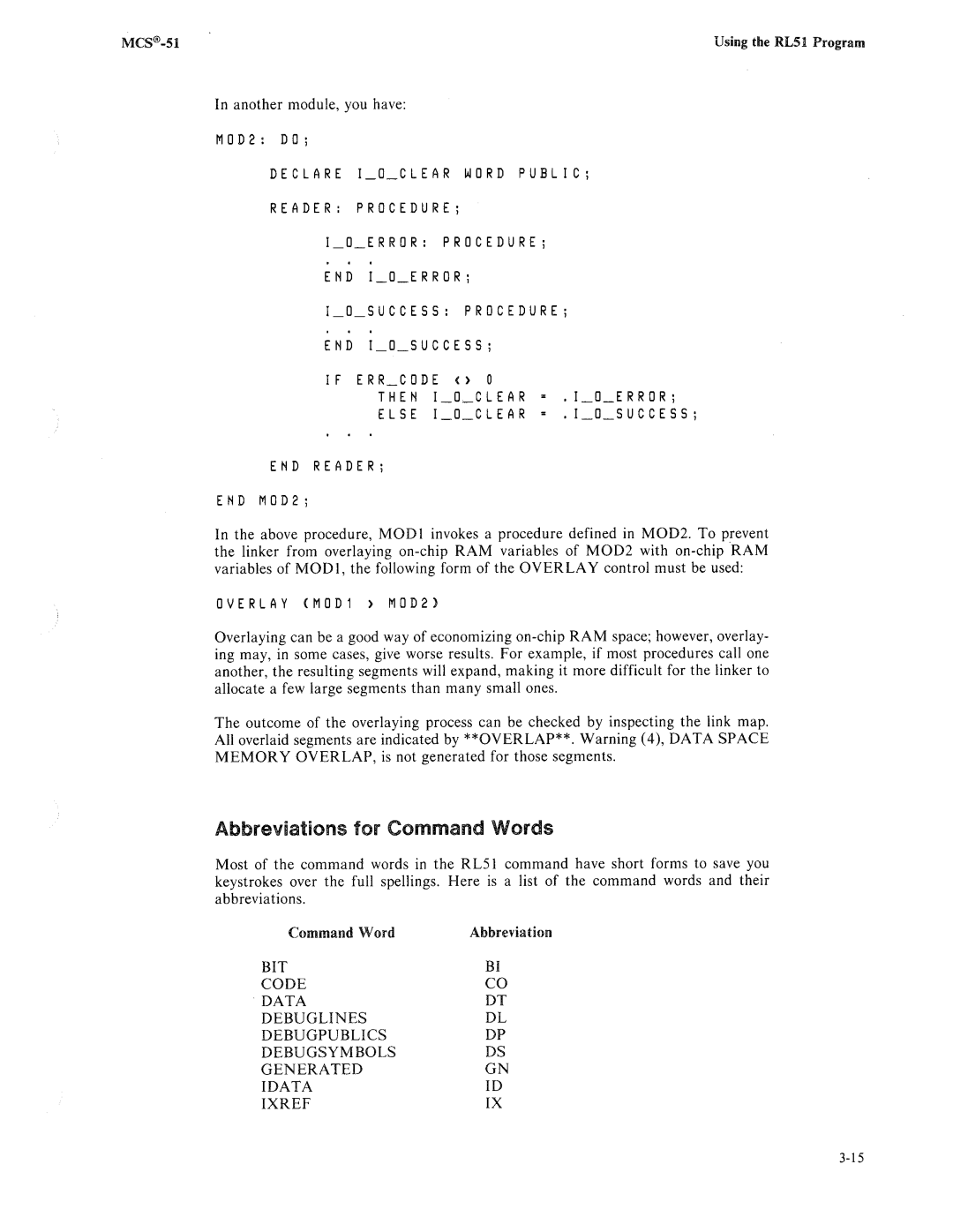 Intel 8080, 8085 manual 