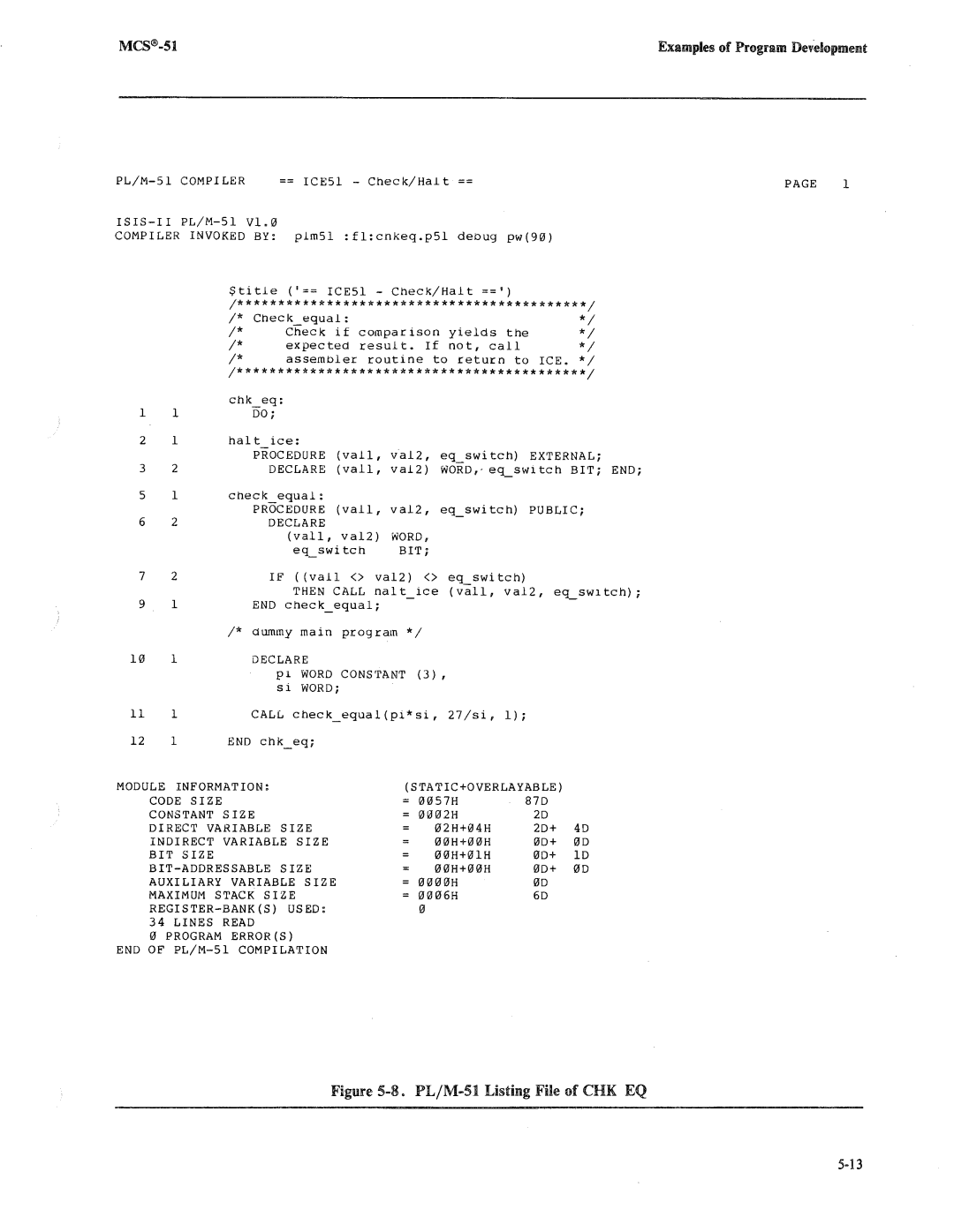 Intel 8080, 8085 manual 