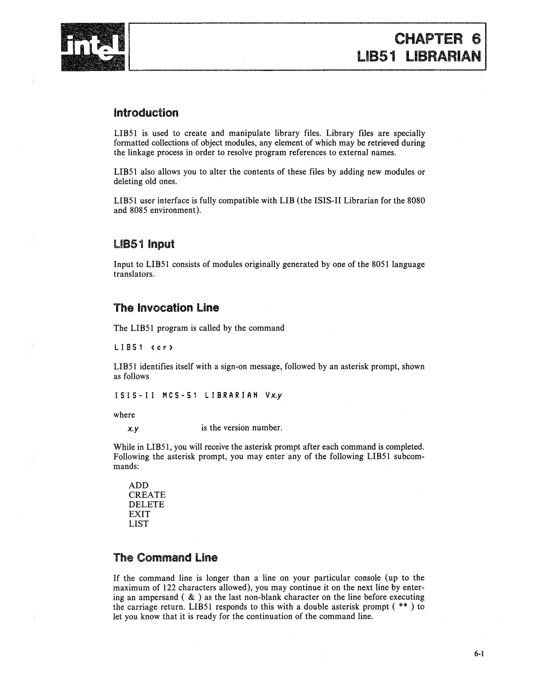 Intel 8080, 8085 manual 