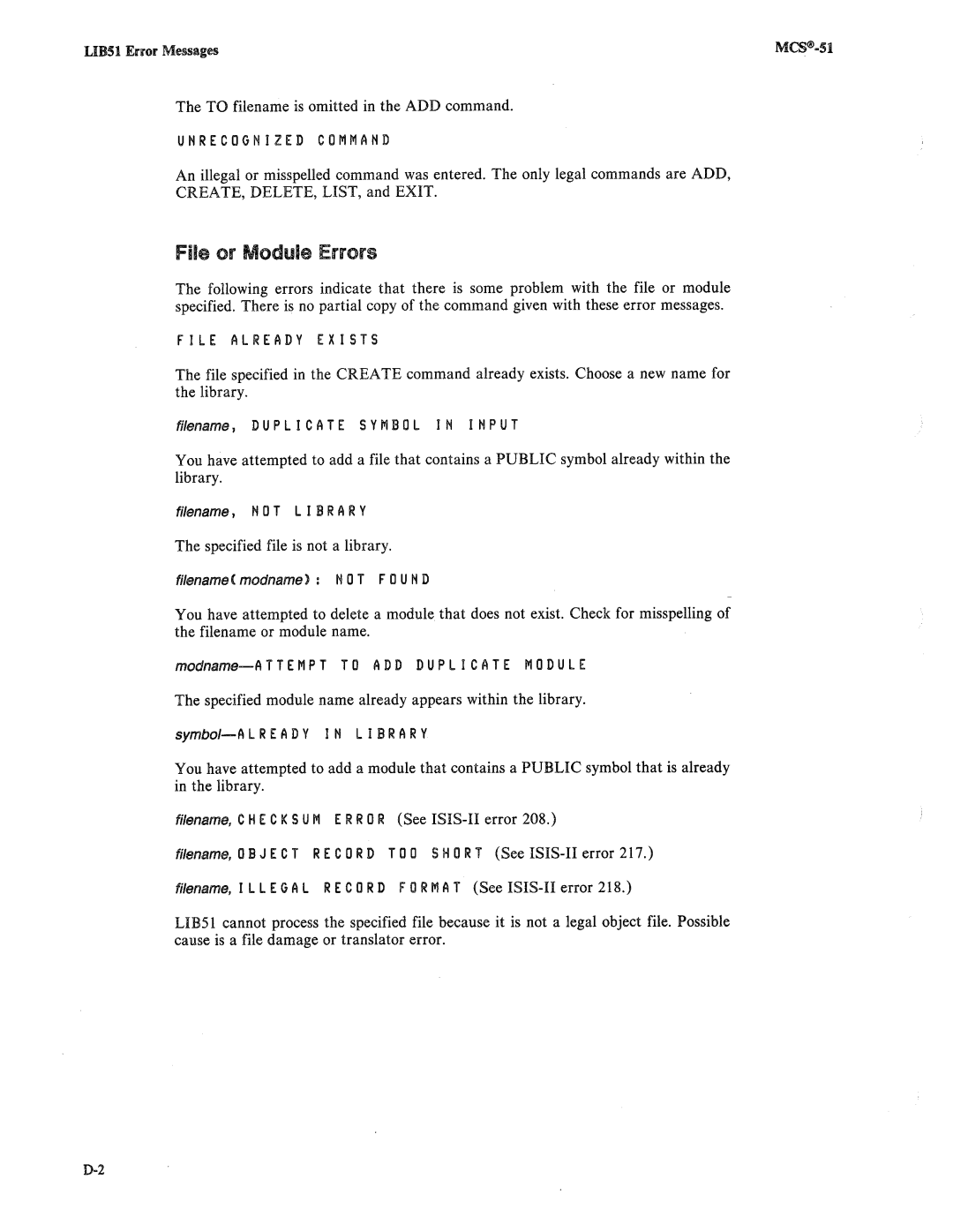 Intel 8085, 8080 manual 