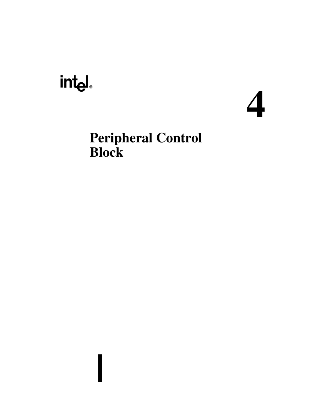 Intel 80C188XL, 80C186XL user manual Peripheral Control Block 