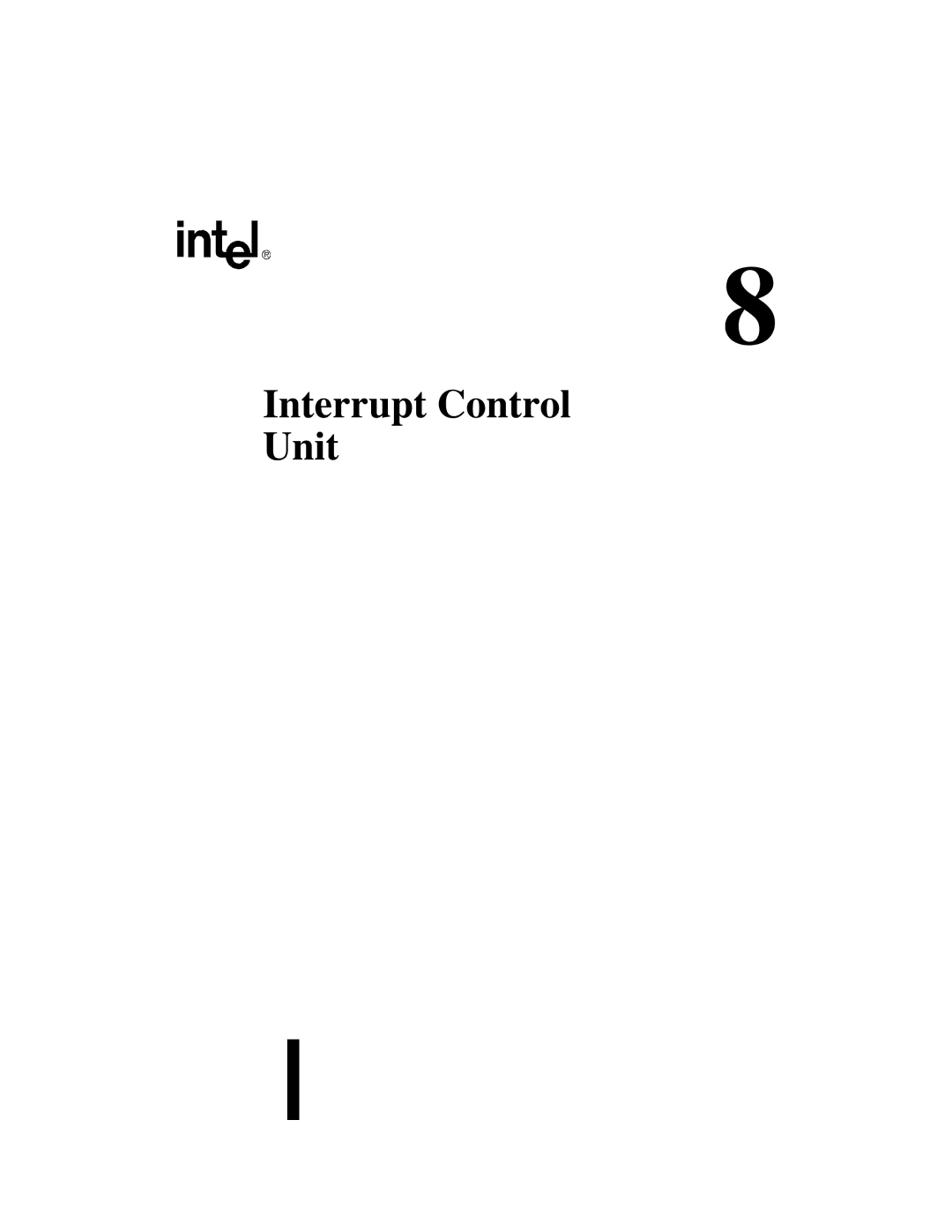 Intel 80C188XL, 80C186XL user manual Interrupt Control Unit 