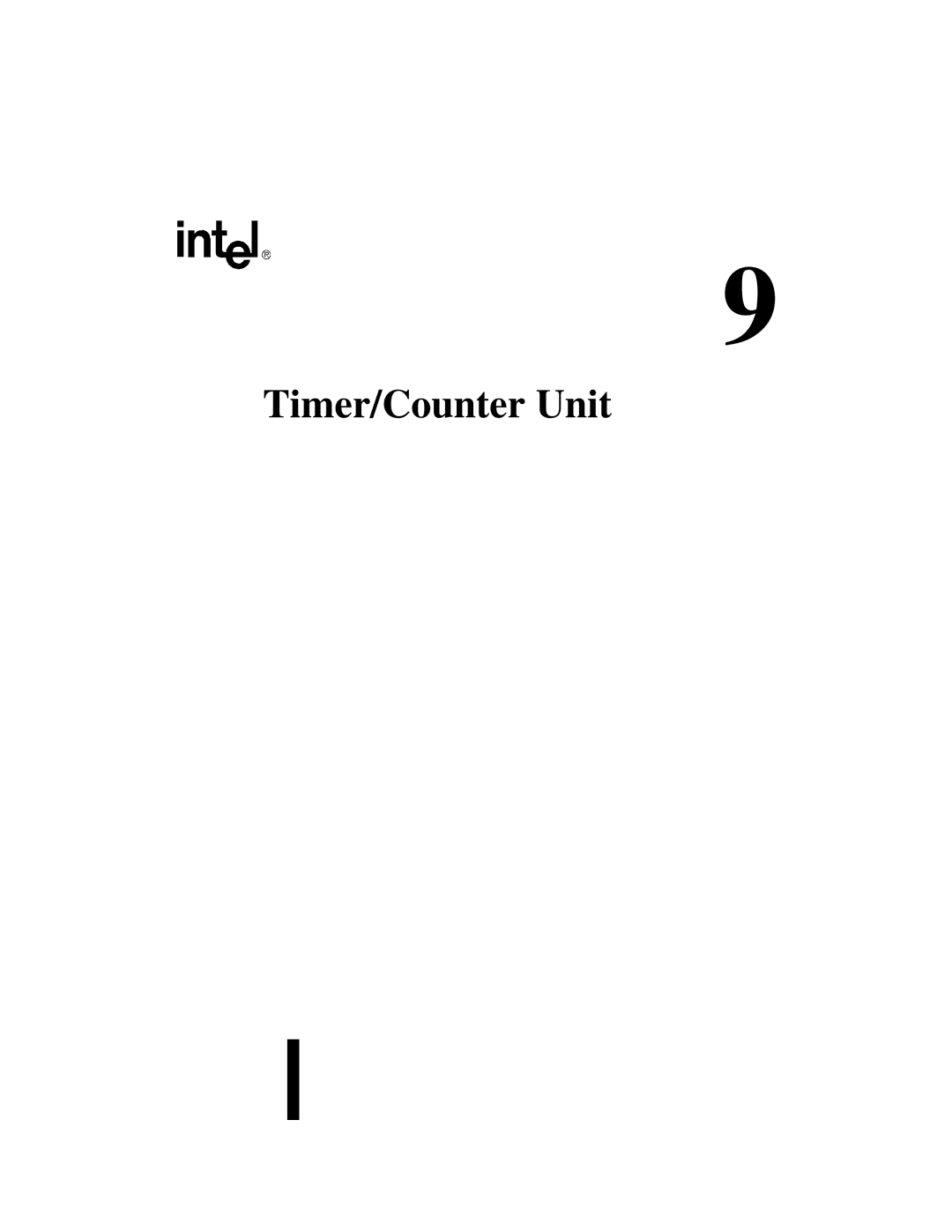 Intel 80C188XL, 80C186XL user manual Timer/Counter Unit 