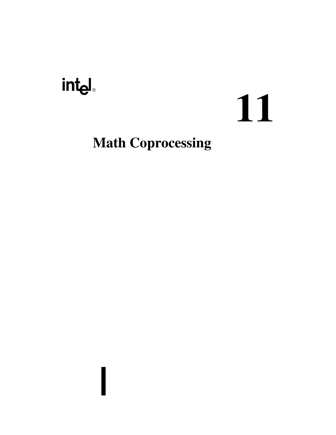 Intel 80C188XL, 80C186XL user manual Math Coprocessing 