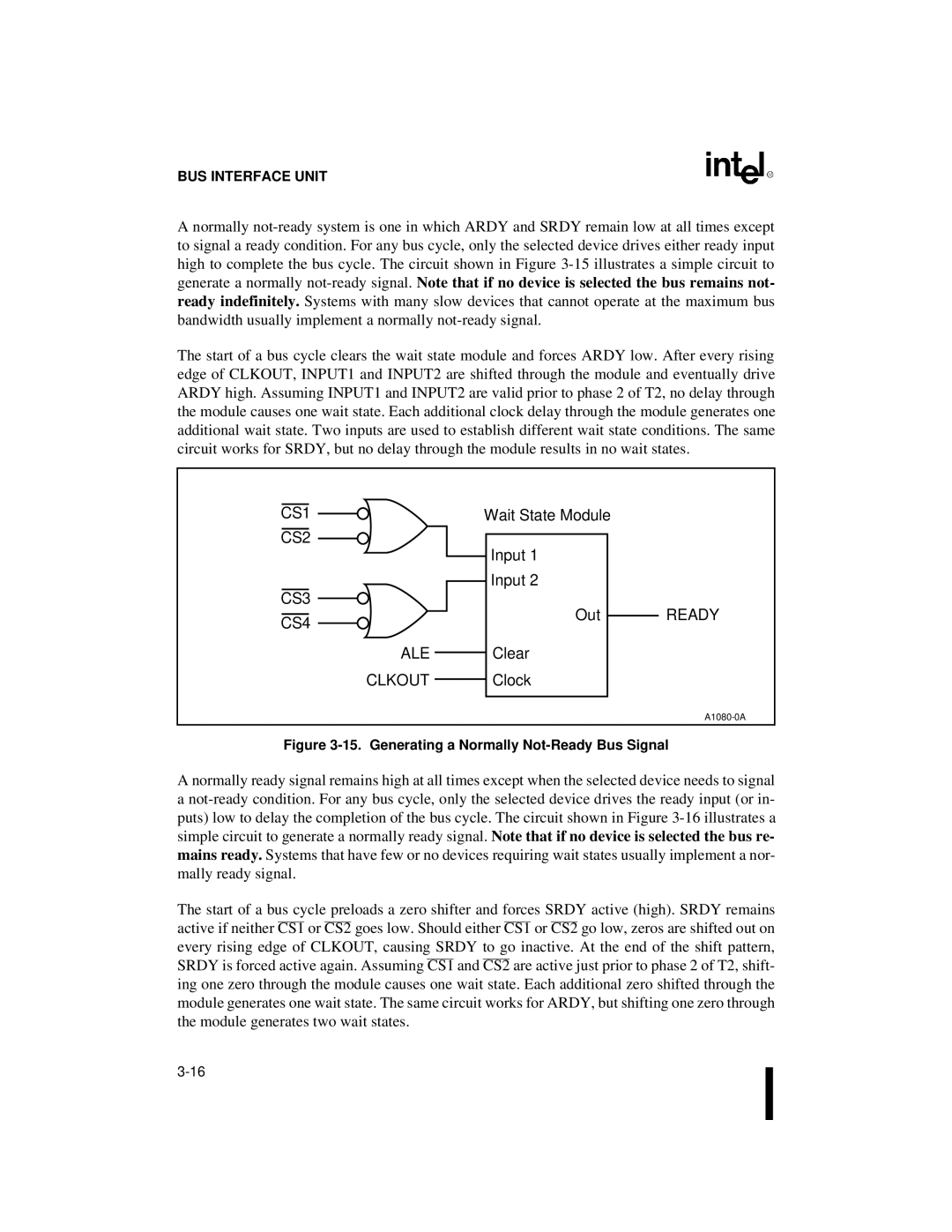 Intel 80C186XL, 80C188XL user manual CS1 CS2 CS3 CS4 ALE Clkout 