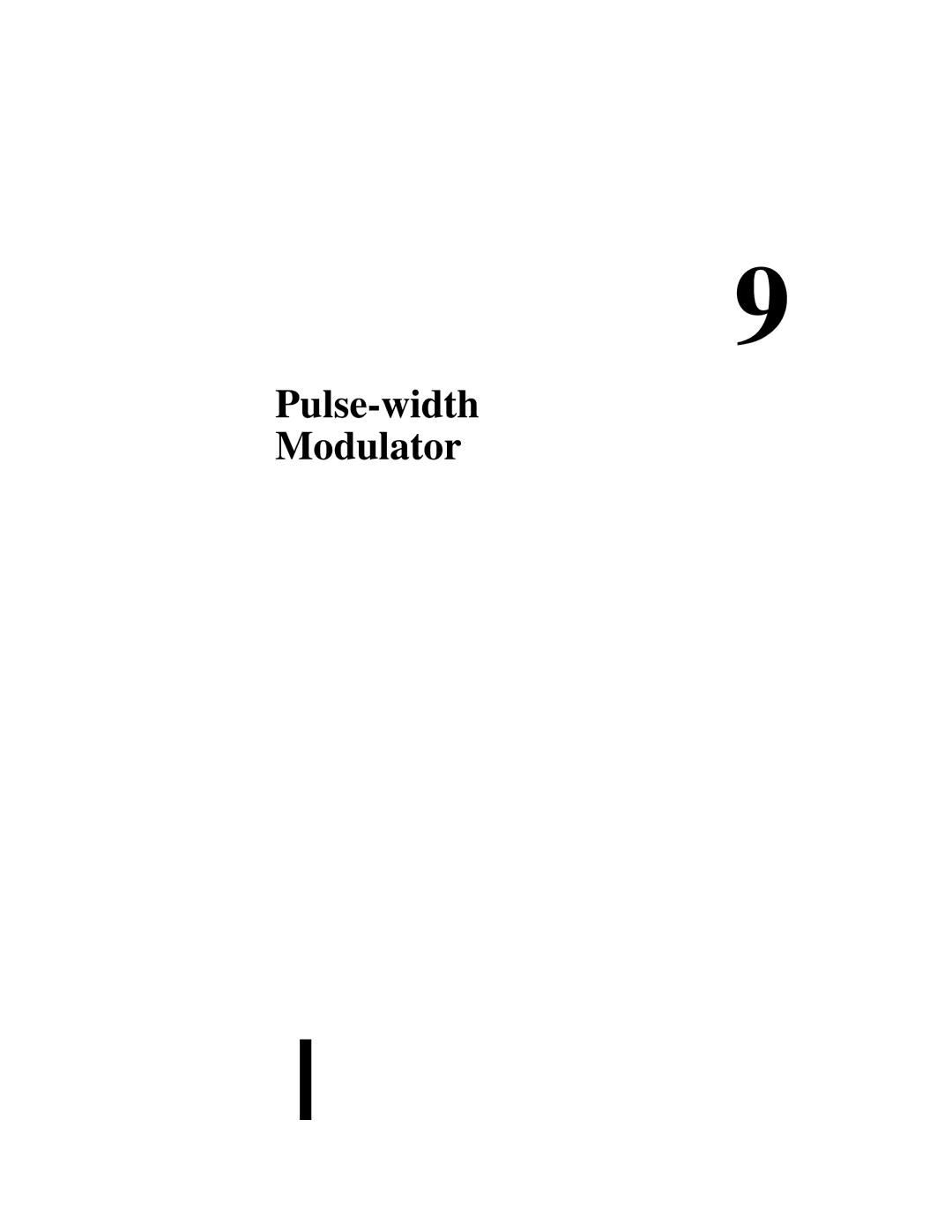 Intel 8XC196NP, 80C196NU, Microcontroller manual Pulse-width Modulator 