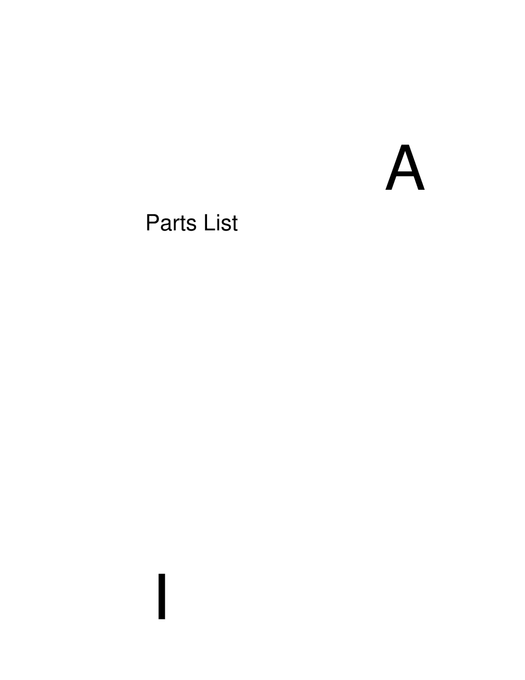 Intel 80C186EC, 80L188EC, 80L186EB, 80L186EC, 80C186EB, 80C188EB, 80L188EB, 80C188EC user manual Parts List 