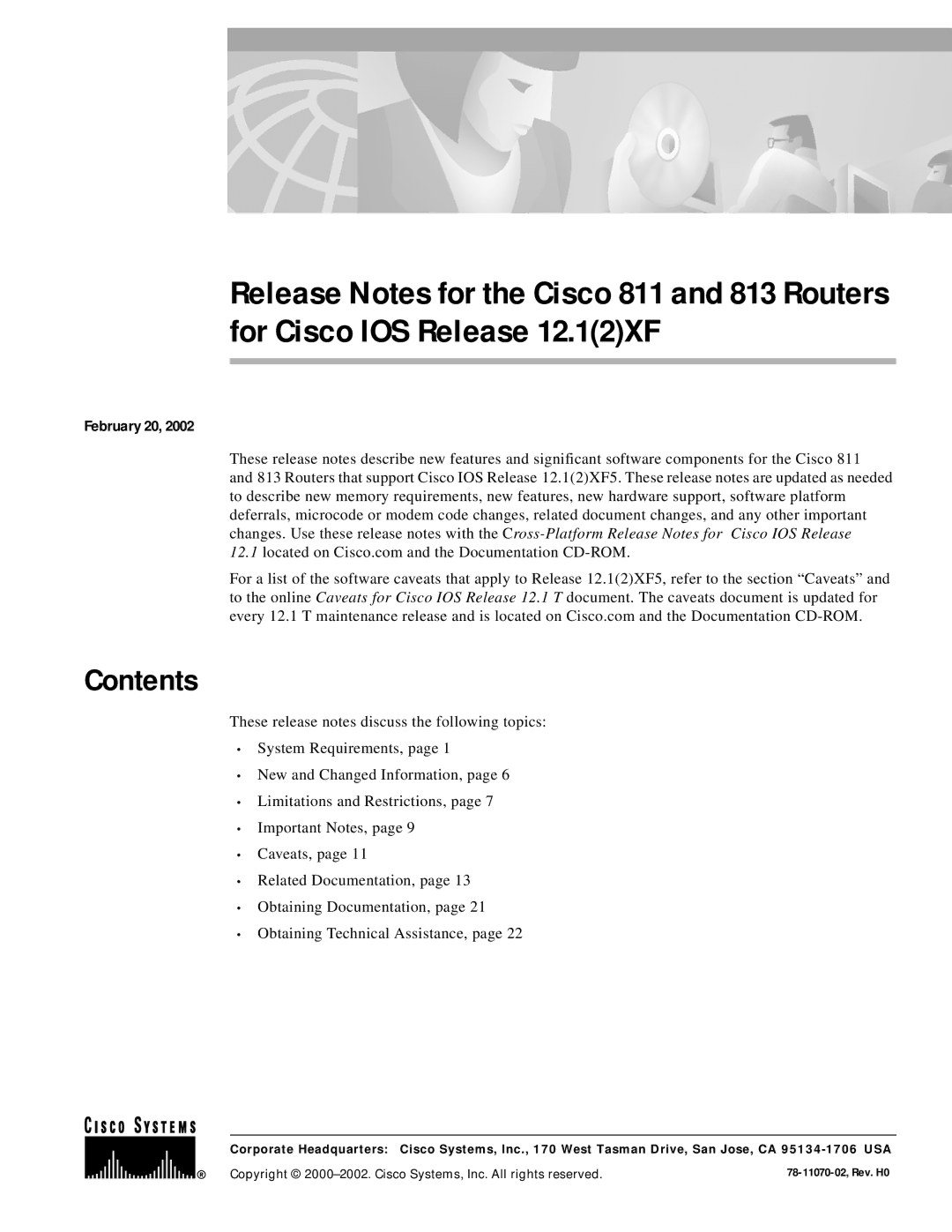 Intel 811, 813 manual Contents 