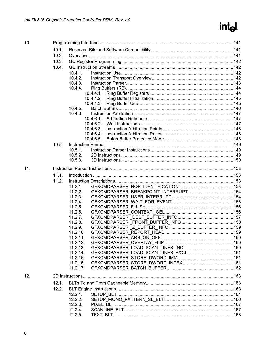 Intel 815 manual 141 