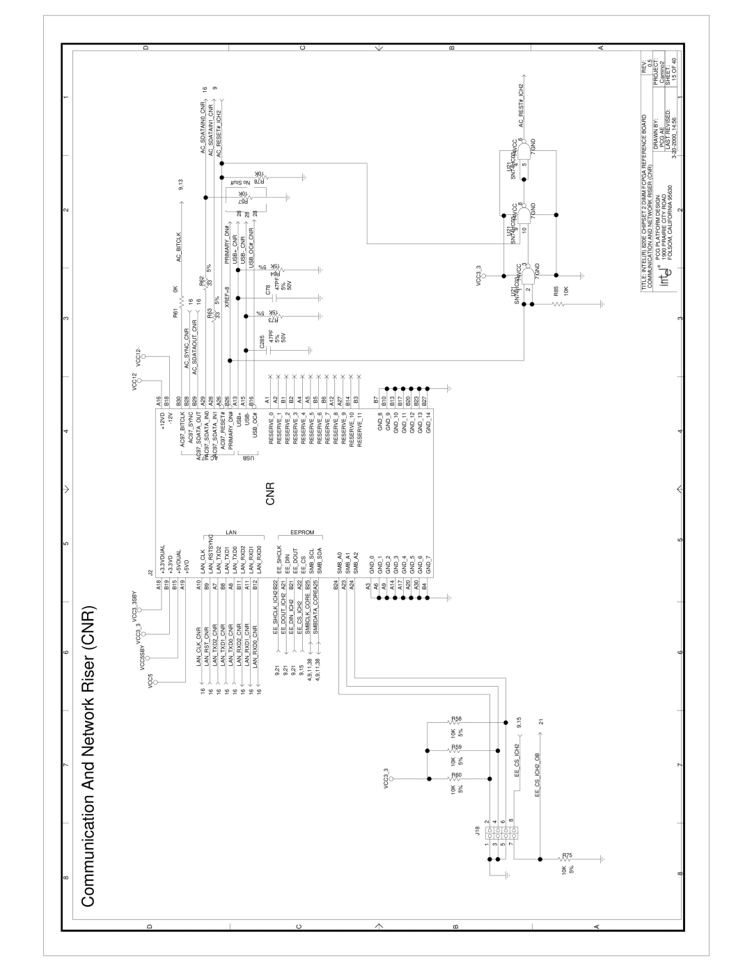 Intel 820E manual Communication And Network Riser CNR 