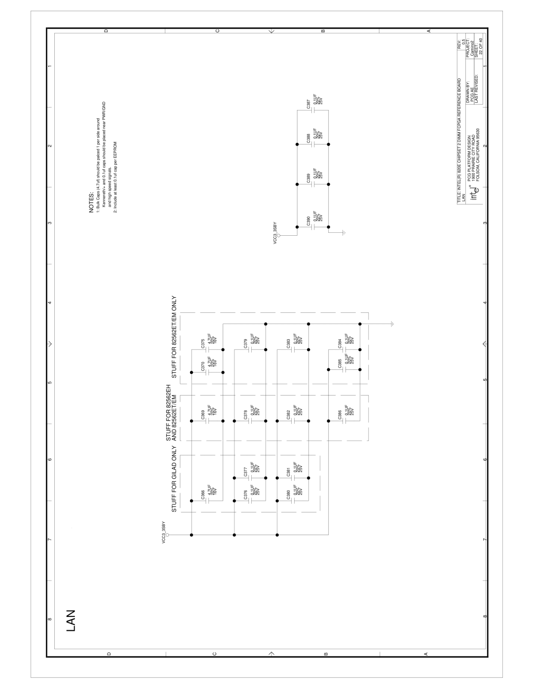 Intel 820E manual Stuff for 82562EH 