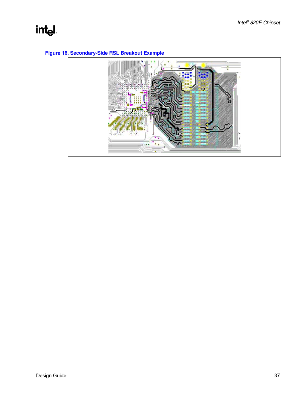 Intel 820E manual Secondary-Side RSL Breakout Example 