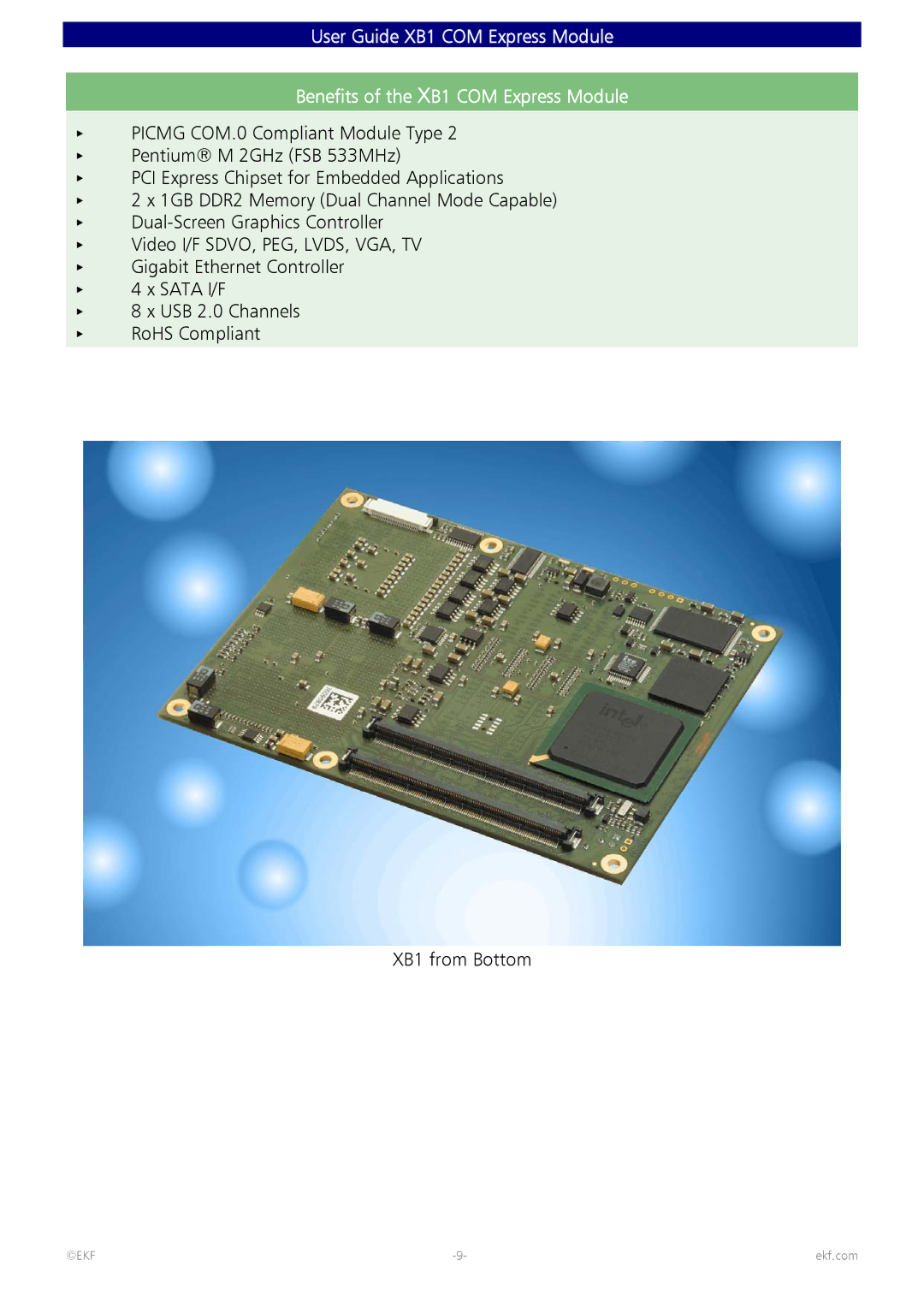 Intel 82600 manual Ekf 