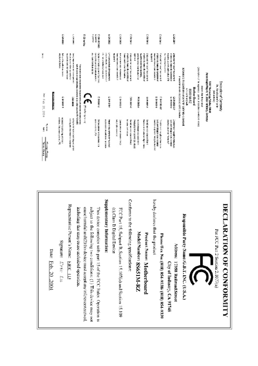 Intel 8S651M-RZ-C user manual Feb 