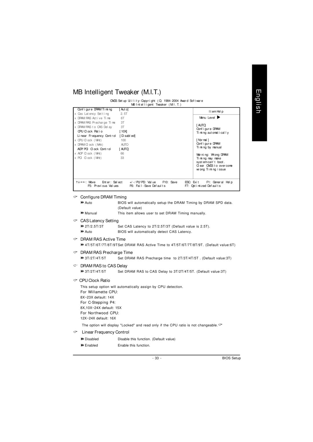 Intel 8S661FXM-RZ user manual MB Intelligent Tweaker M.I.T 