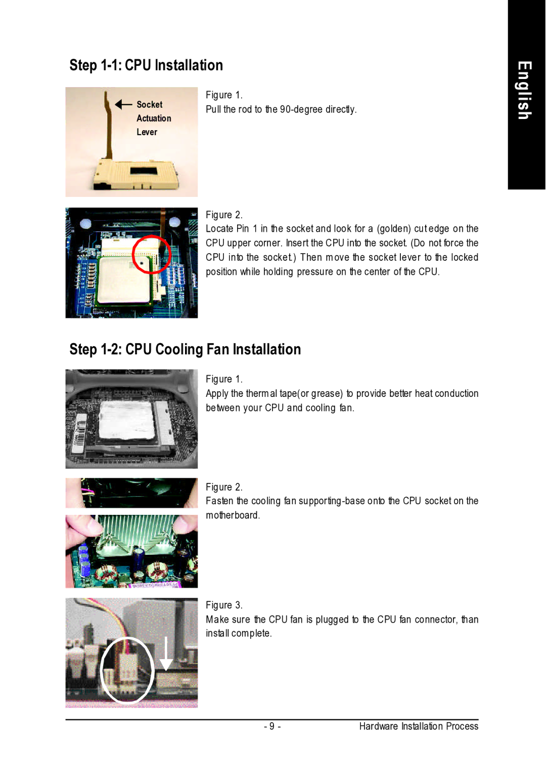 Intel 8VM533M-RZ-C user manual CPU Installation 