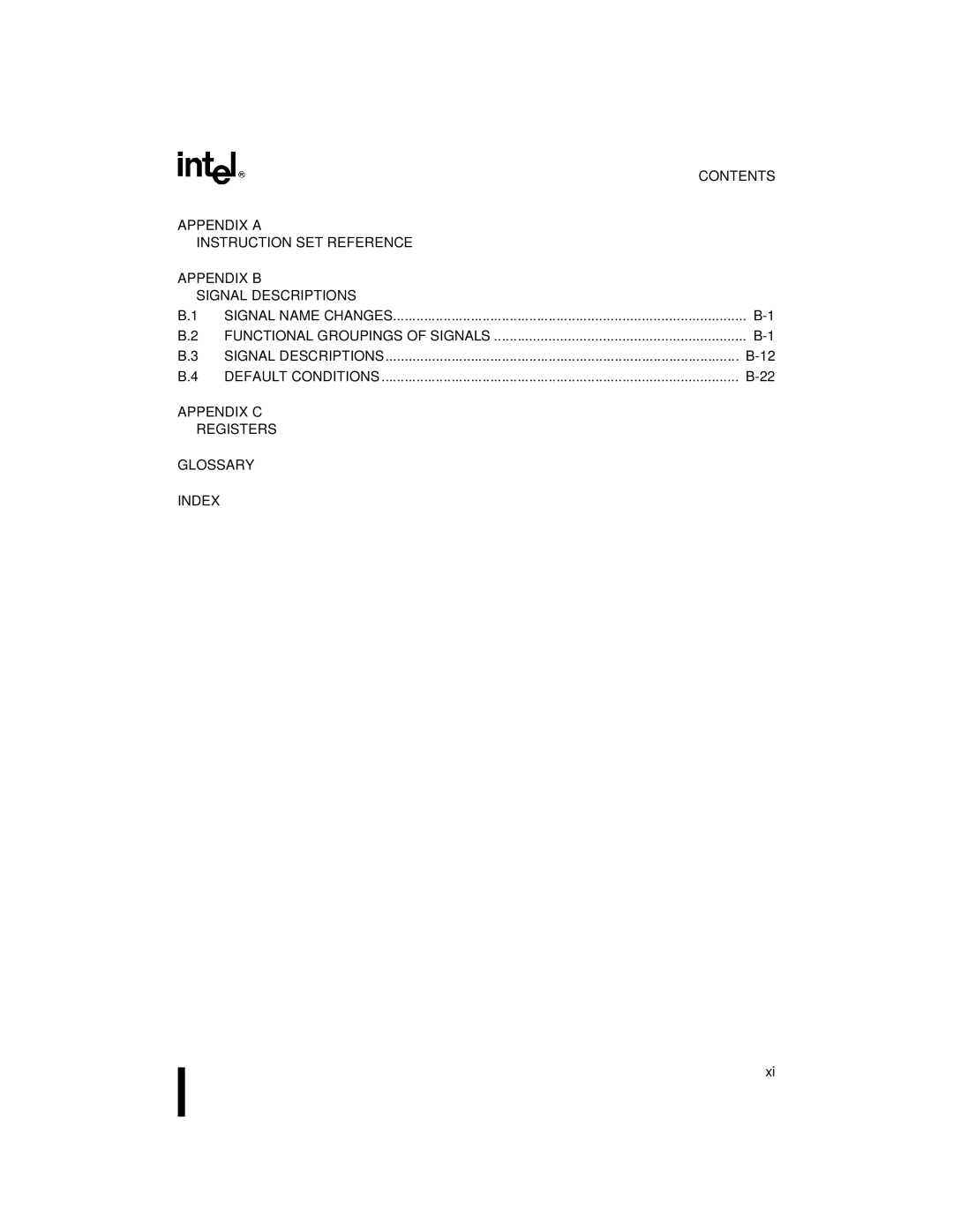 Intel 8XC196MC, 8XC196MD, 8XC196MH manual Appendix C Registers Glossary Index 