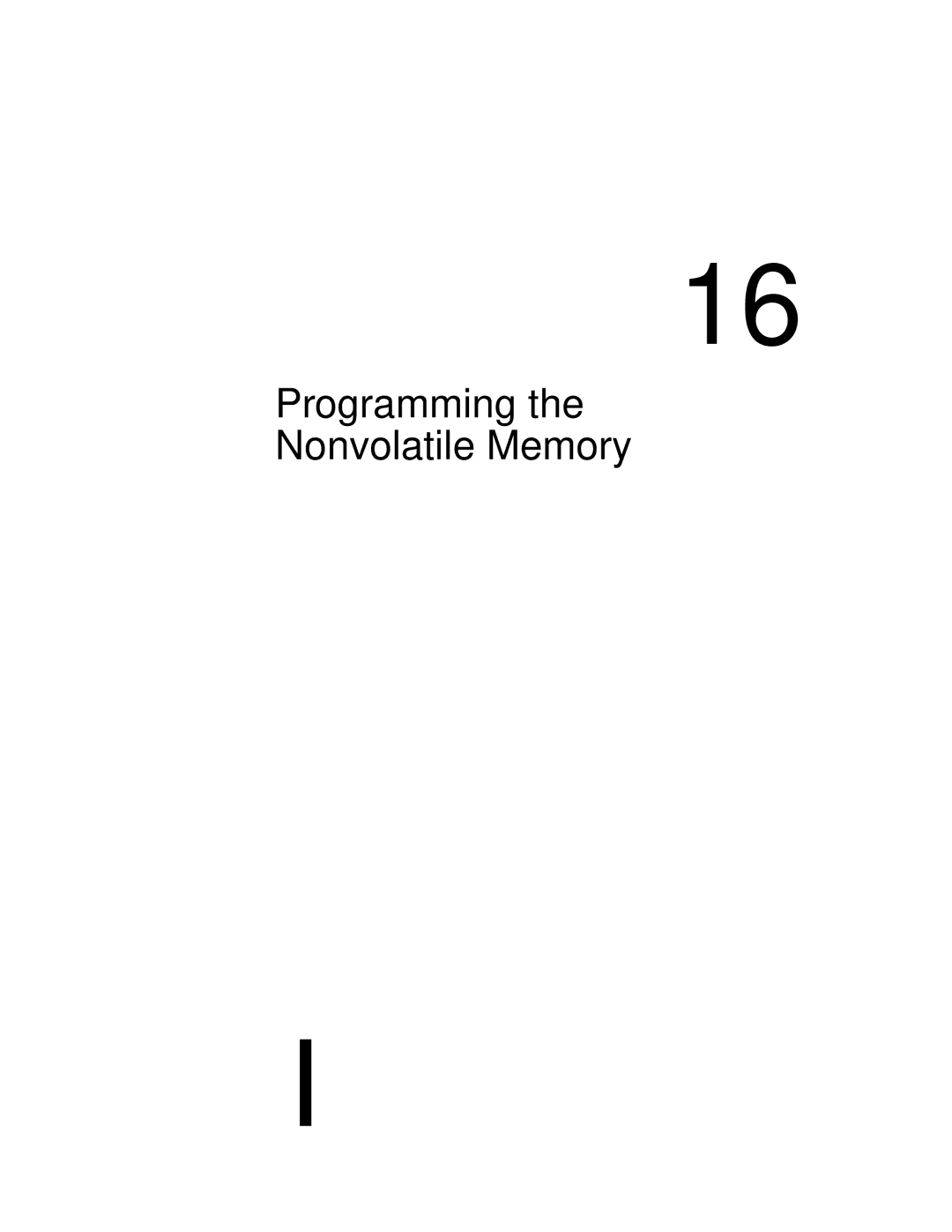 Intel 8XC196MH, 8XC196MD, 8XC196MC manual Programming Nonvolatile Memory 