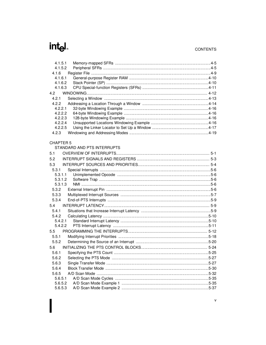 Intel 8XC196MC, 8XC196MD, 8XC196MH manual Contents 