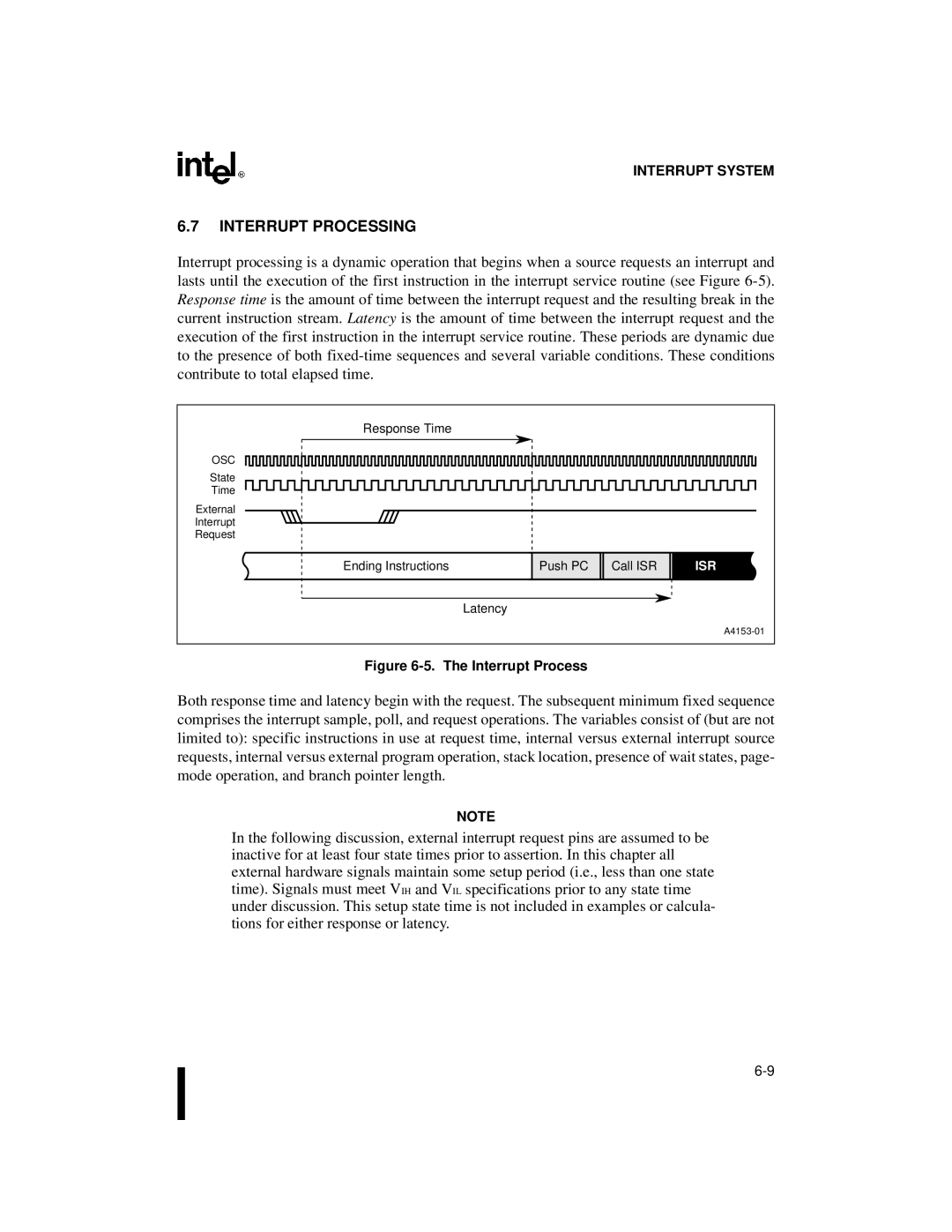 Intel 8XC251SB, 8XC251SA, 8XC251SP, 8XC251SQ, Embedded Microcontroller manual Interrupt Processing 