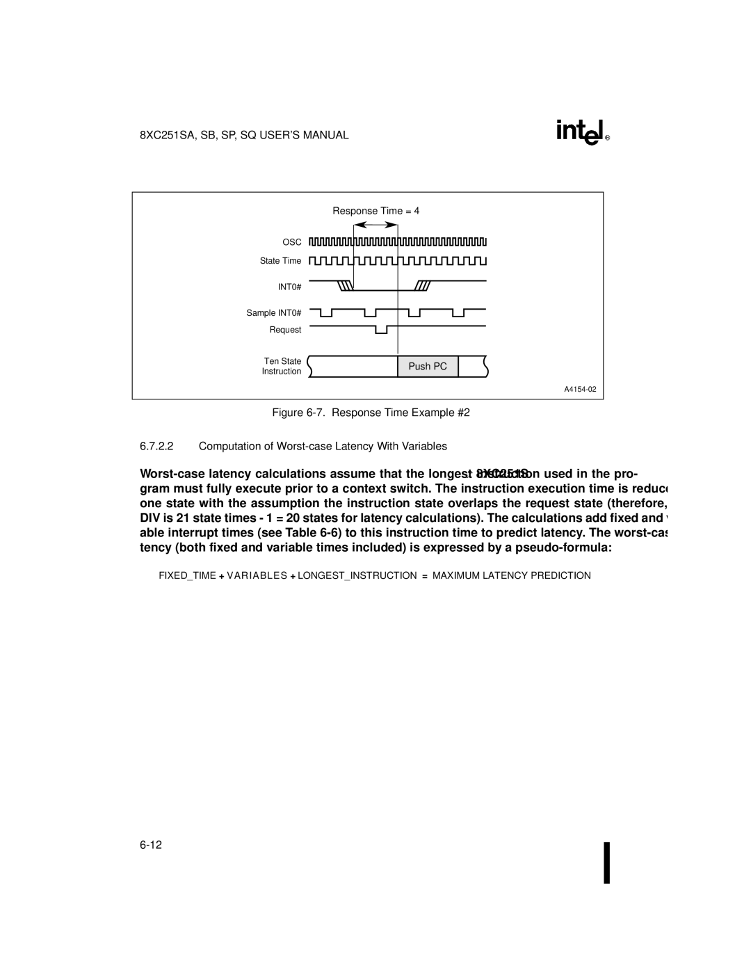 Intel 8XC251SP, 8XC251SA, 8XC251SQ, 8XC251SB, Embedded Microcontroller manual A4154-02 