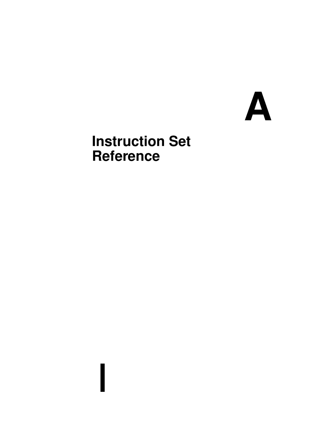 Intel 8XC251SP, 8XC251SA, 8XC251SQ, 8XC251SB, Embedded Microcontroller manual Instruction Set Reference 