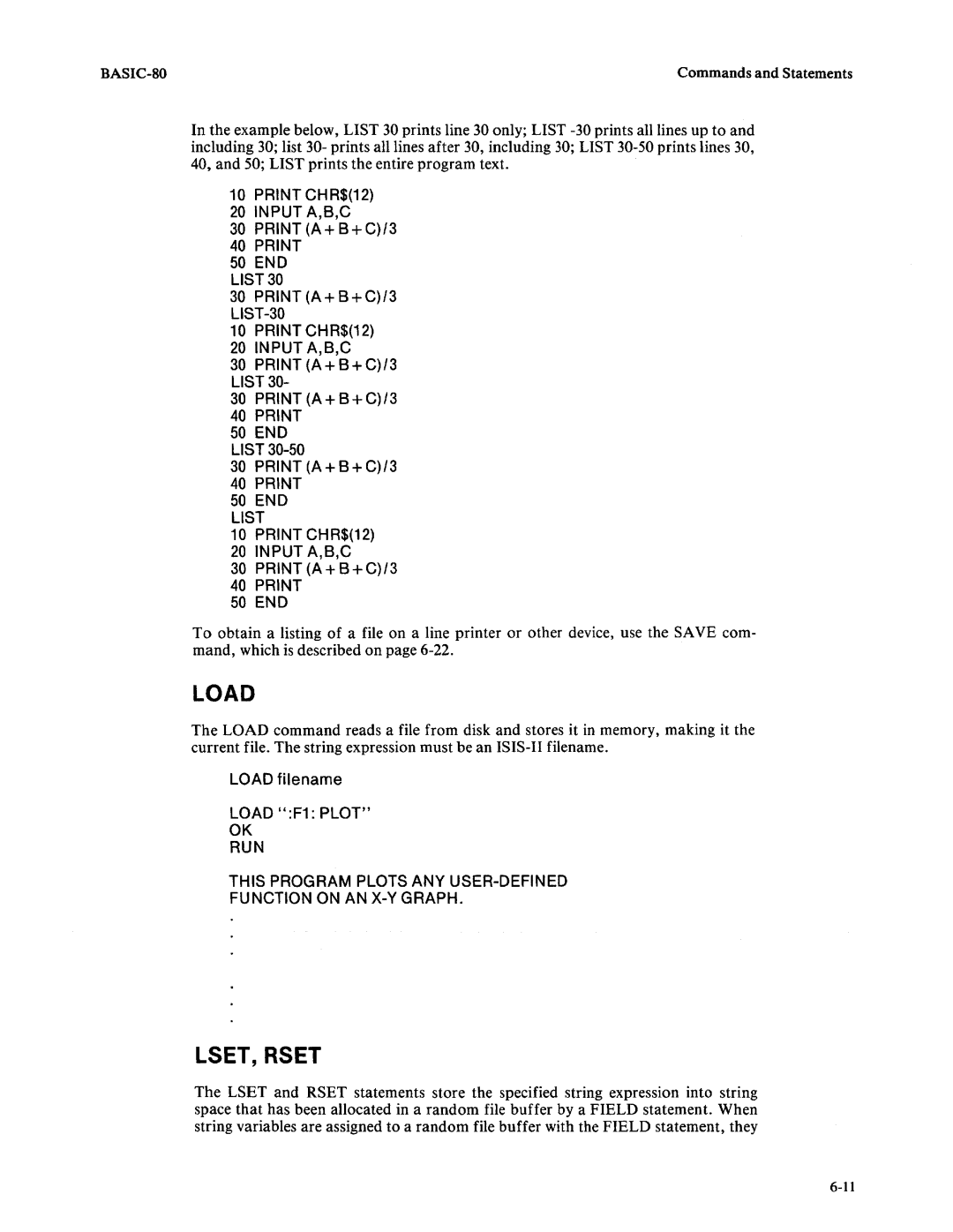 Intel 9800758-02 manual LSET, Rset, Load 