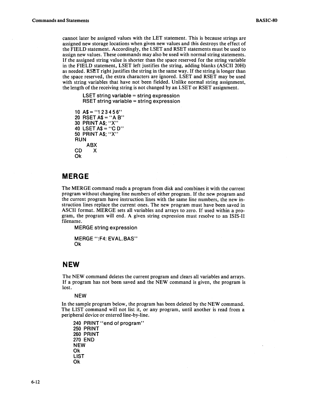 Intel 9800758-02 manual Merge, New 