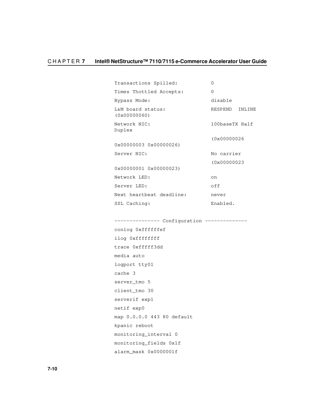 Intel A31032-001 manual Respend Inline 