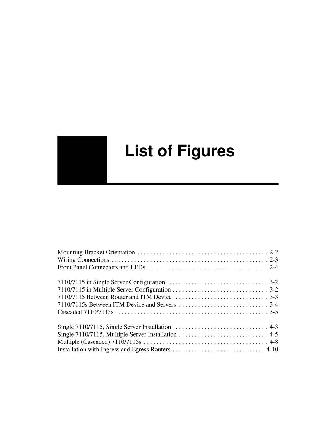 Intel A31032-001 manual List of Figures 