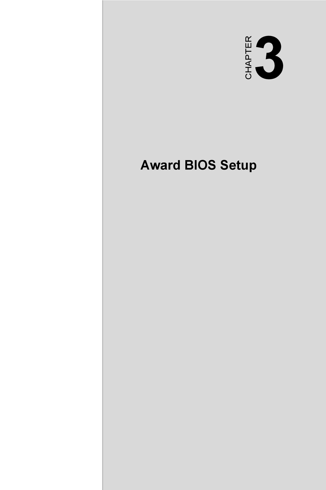 Intel AIMB-744 user manual Award Bios Setup 