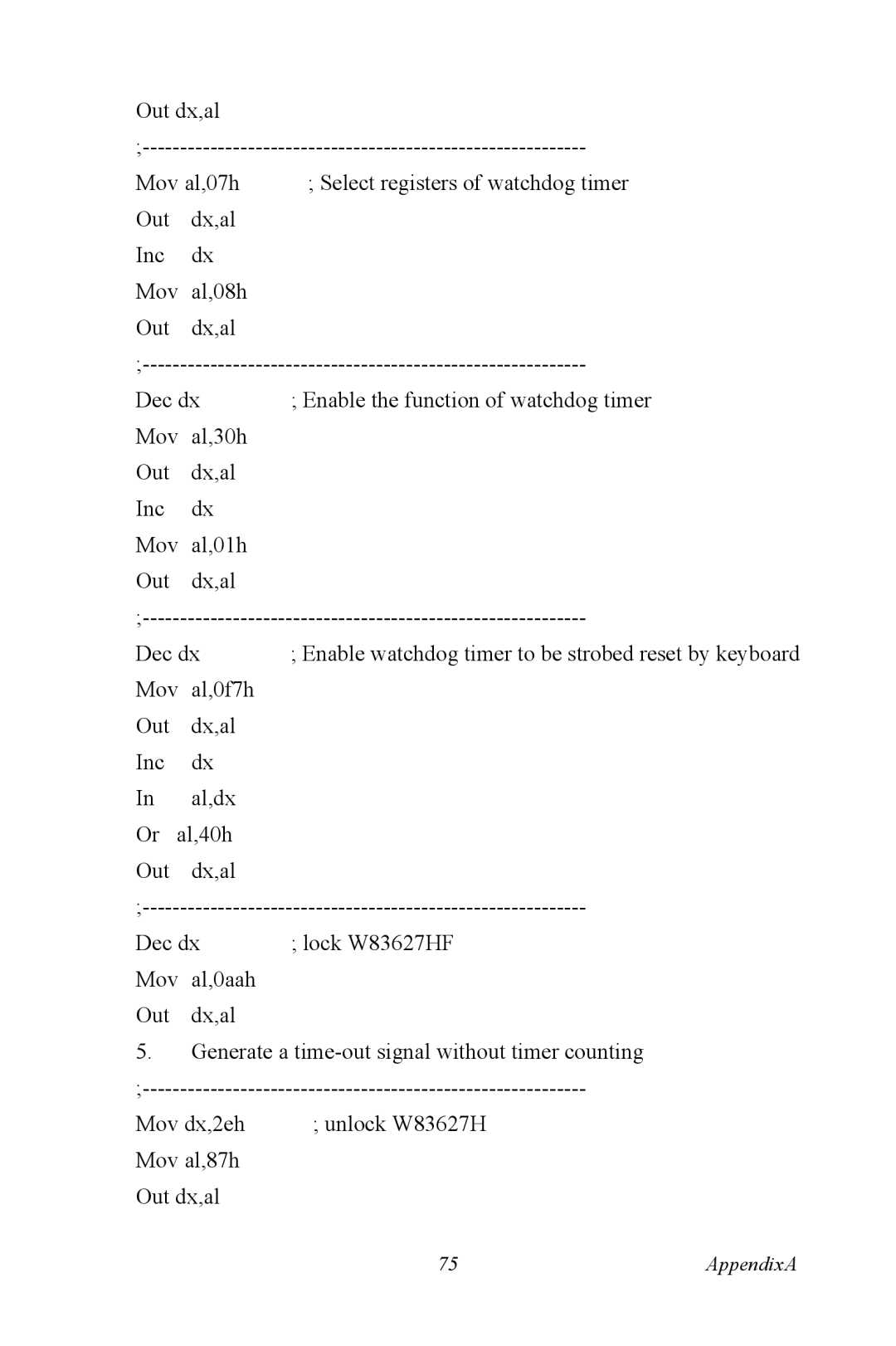 Intel AIMB-744 user manual AppendixA 