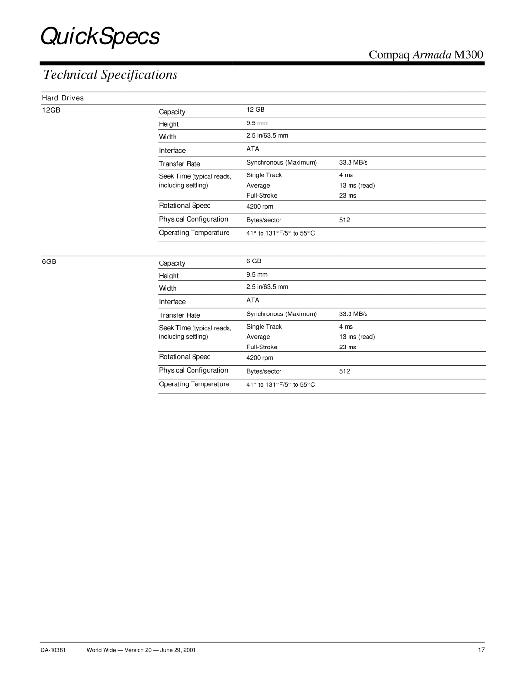 Intel Armada M300 warranty 