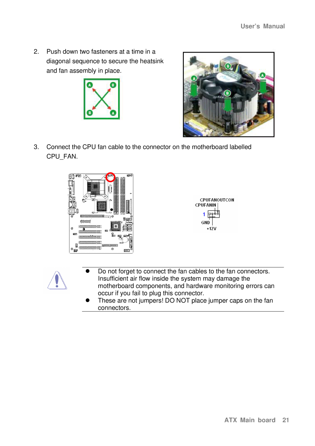 Intel AX965Q user manual User’s Manual 