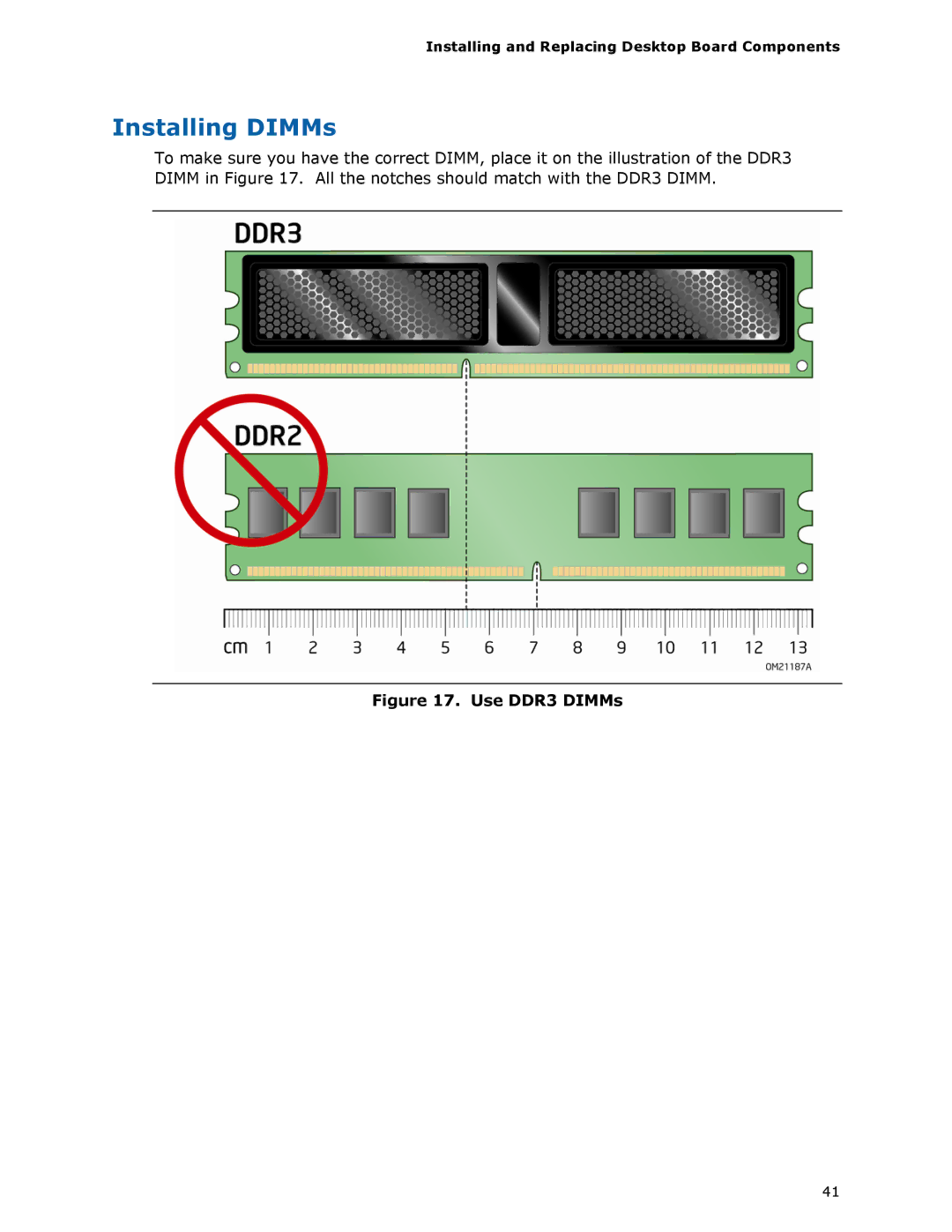 Intel BLKDX58SO2 manual Installing DIMMs, Use DDR3 DIMMs 