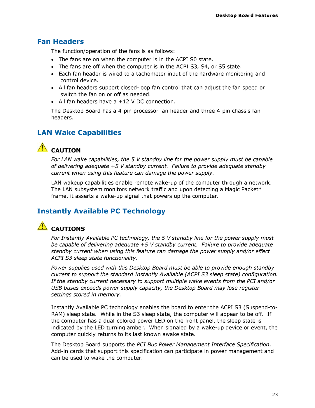 Intel BLKDX79TO manual Fan Headers 