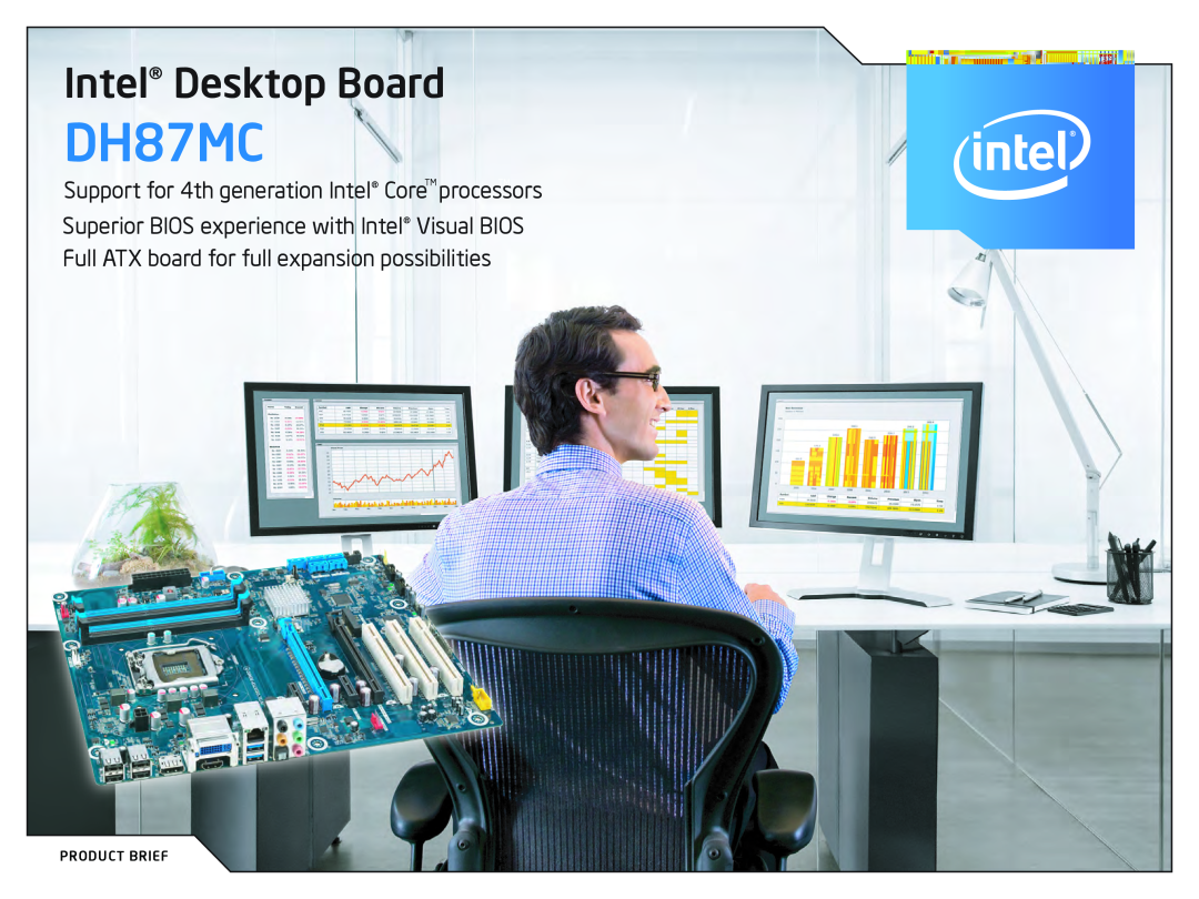 Intel BOXDH87MC manual Intel Desktop Board, Product Brief 