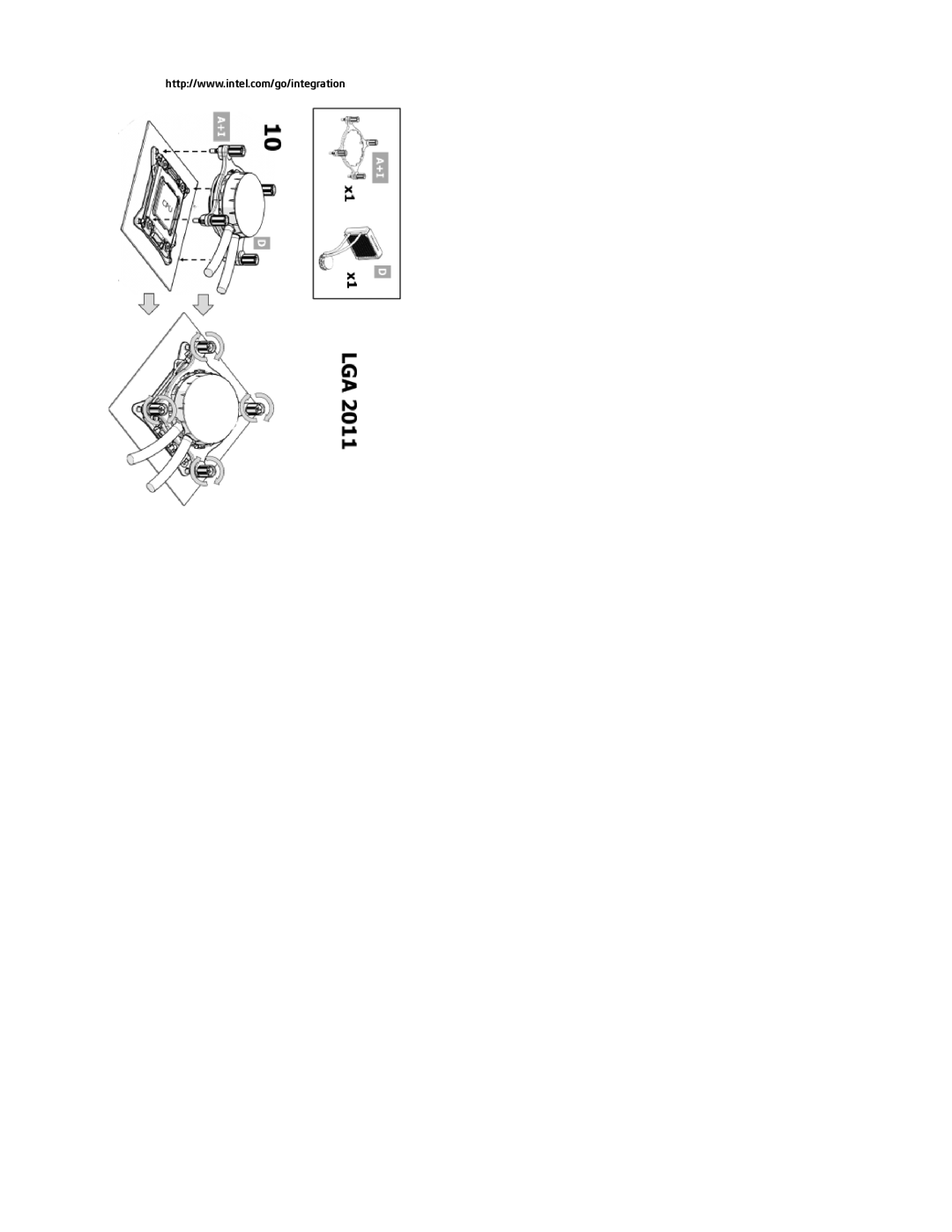 Intel BXTS13X installation instructions 