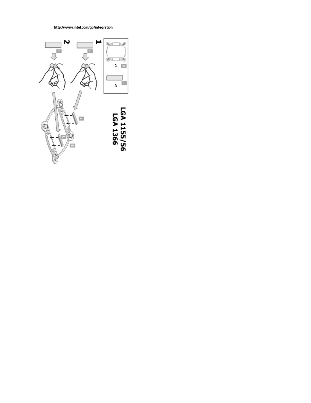 Intel BXTS13X installation instructions 