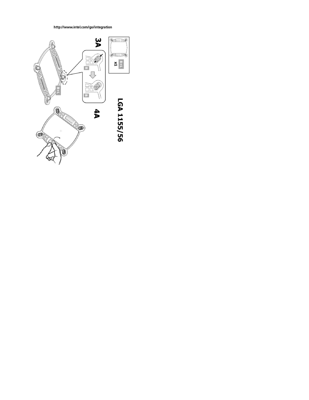 Intel BXTS13X installation instructions 