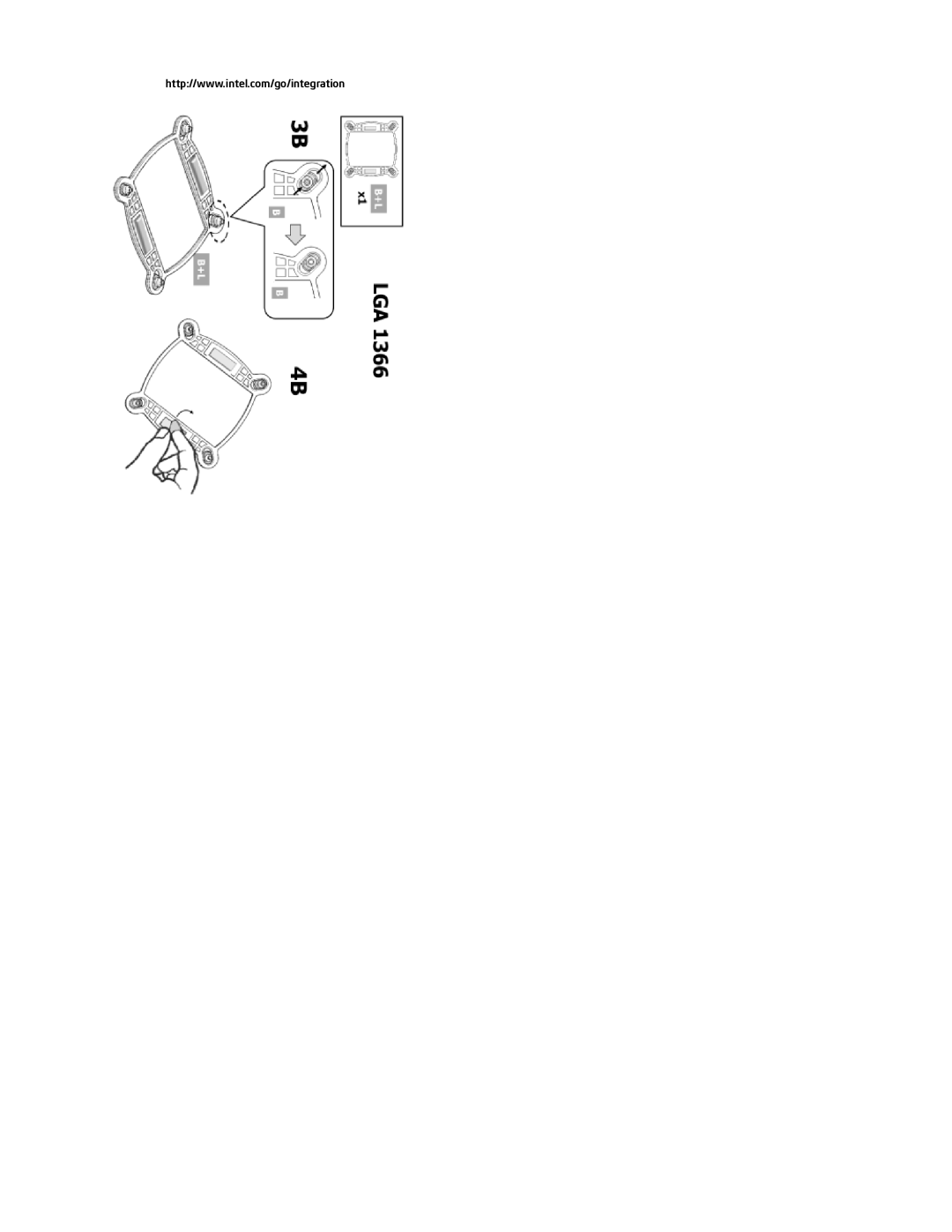 Intel BXTS13X installation instructions 