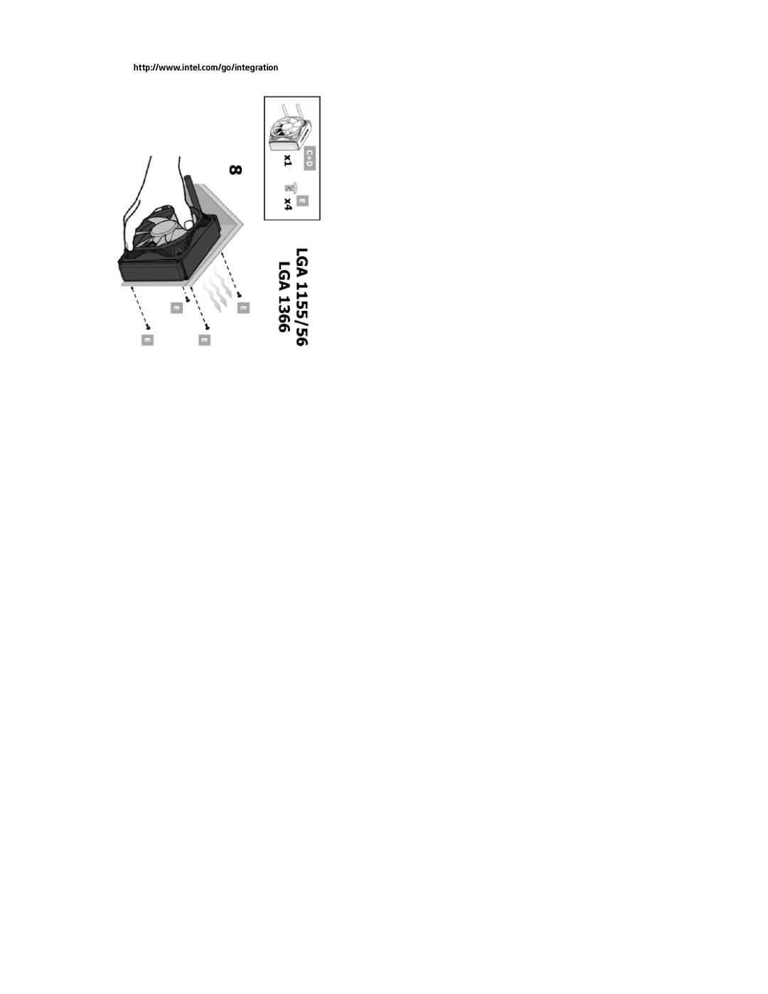 Intel BXTS13X installation instructions 