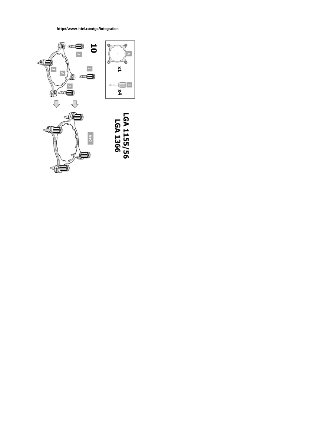 Intel BXTS13X installation instructions 