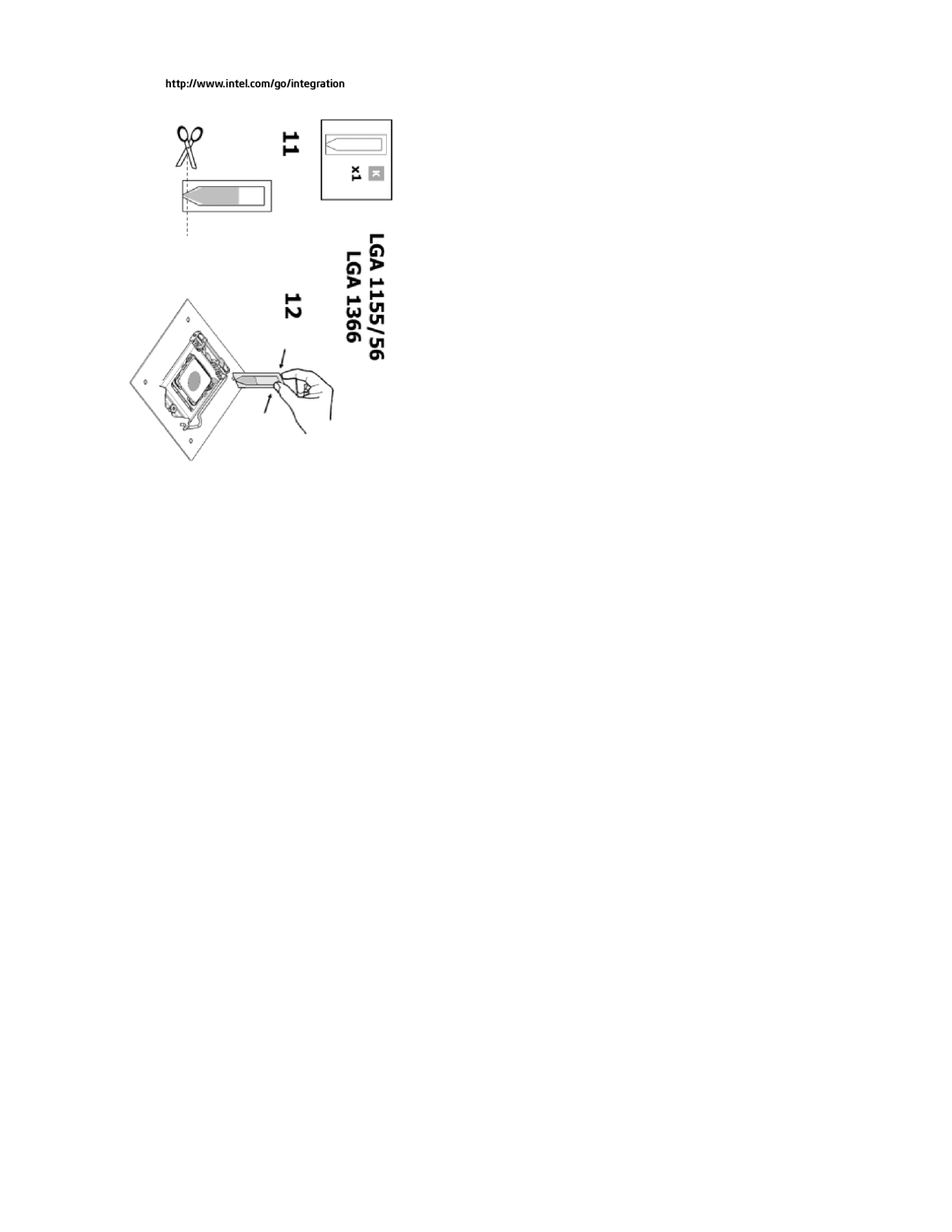 Intel BXTS13X installation instructions 