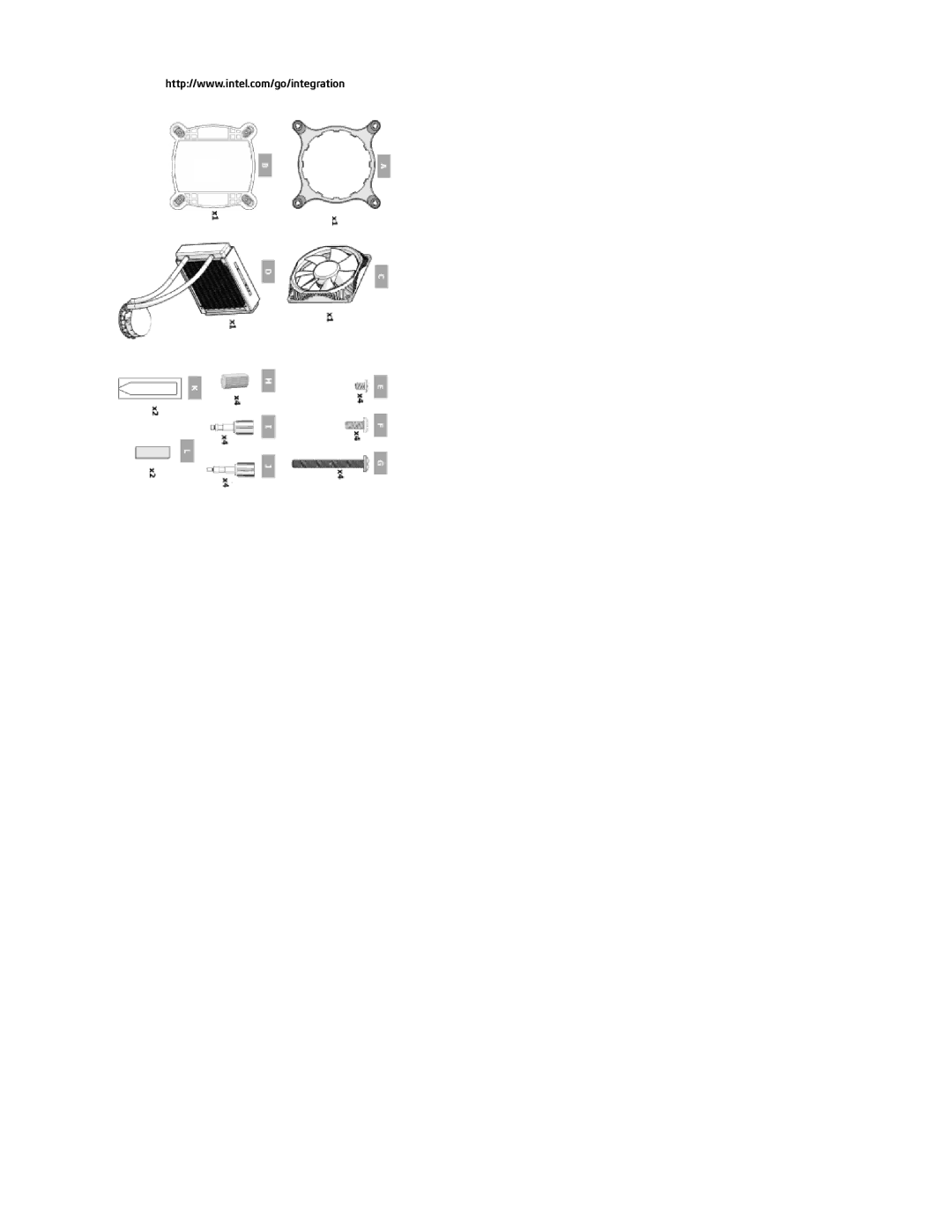 Intel BXTS13X installation instructions 