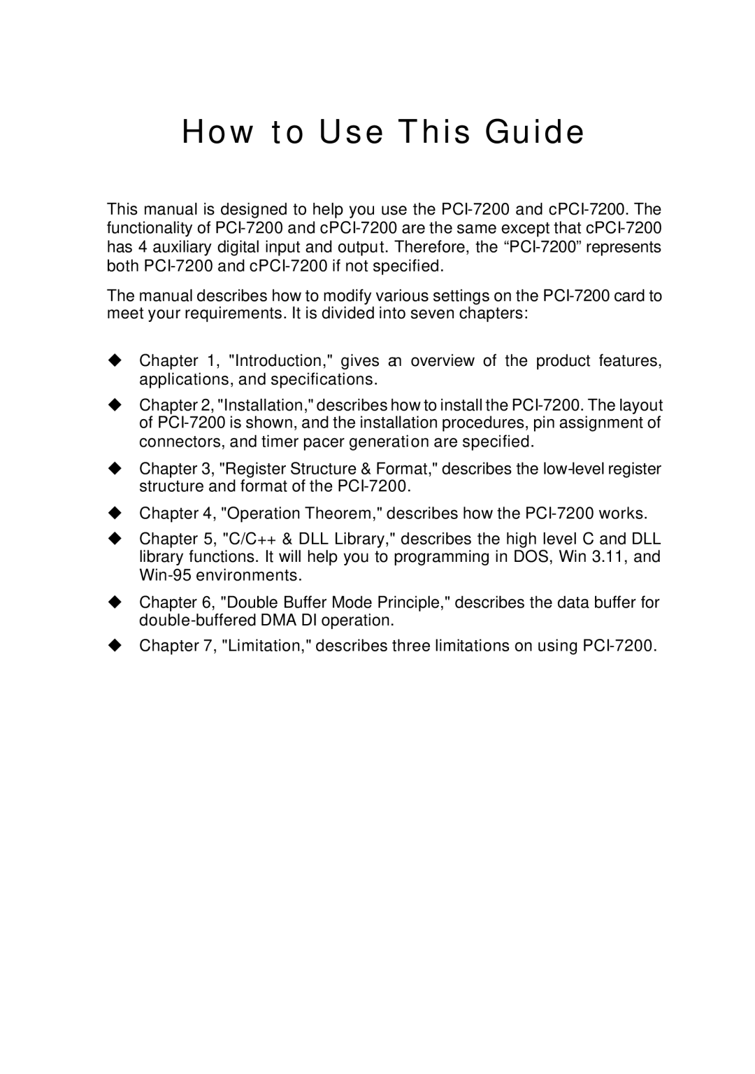 Intel cPCI-7200 manual How to Use This Guide 