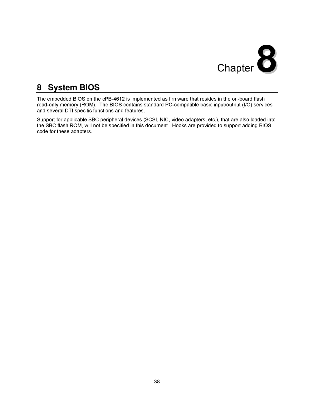 Intel cpb4612, cpci borard with a intel pentuim M manual System Bios 