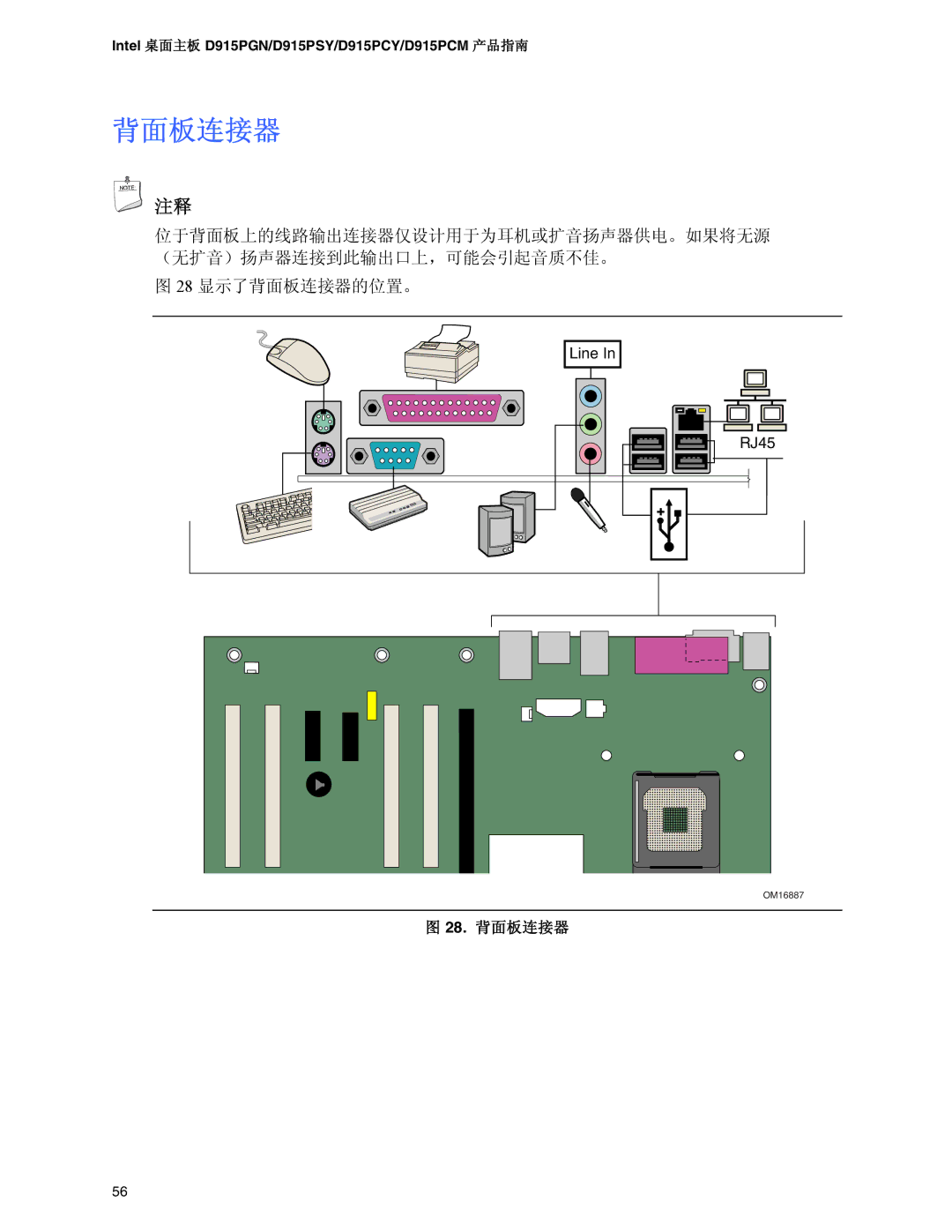 Intel D915PSY, D915PCM, D915PCY, D915PGN manual Line 